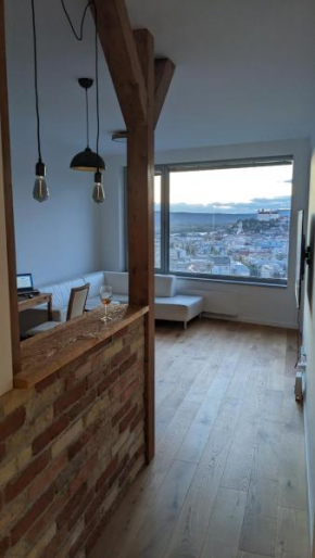 Apartment with sunset view over Bratislava